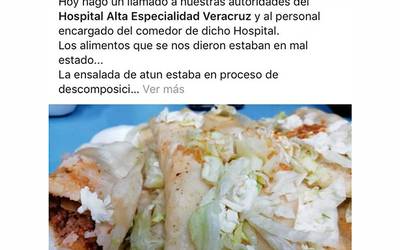 Denuncian Mala Calidad En Comida Que Se Vende En El Comedor Del Hospital De Alta Especialidad De Veracruz Noticias Locales Policiacas Sobre Mexico Y El Mundo Diario De Xalapa Veracruz