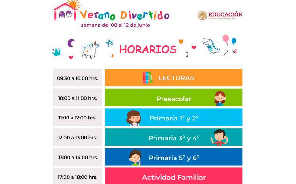 verano divertido de la sep que es y donde lo puedes ver el heraldo de juarez verano divertido de la sep que es y