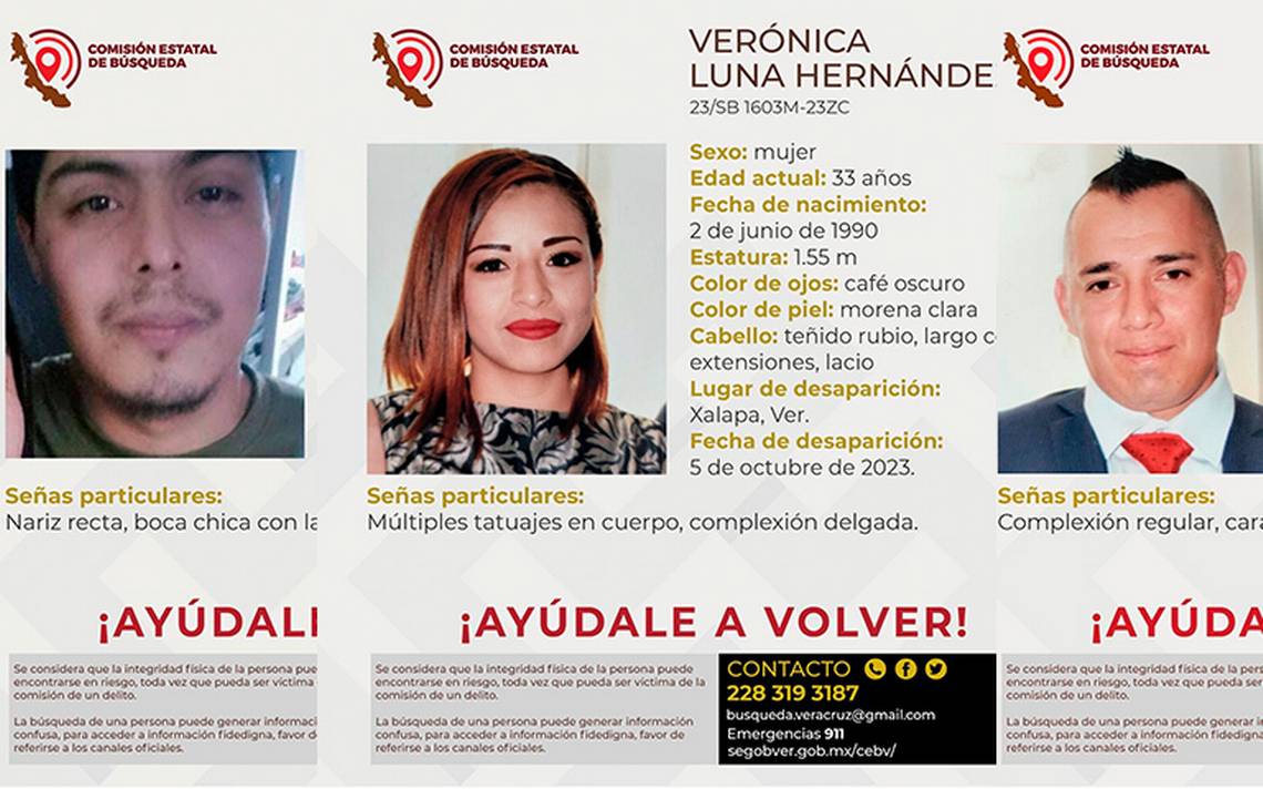 Personas desaparecidas de Xalapa: nombres y señas particulares - Diario de  Xalapa | Noticias Locales, Policiacas, sobre México, Veracruz, y el Mundo